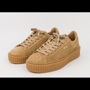 Fenty Puma Suede Creepers Oatmeal women’s 7.5
